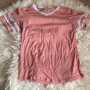 Pink stripped medium shirt (OMSI)